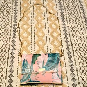 Spartina 449 Cabana Leaf clutch crossbody